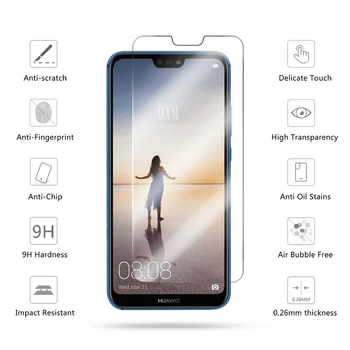 2gab Rūdīta Stikla Huawei P20 lite Pro Screen Protector For Huawei P20 lite 2019 Aizsardzības Stiklu Plēves