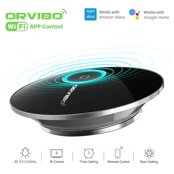 Orvibo Smart tālvadības Allone Pro Universal Kontroles IS 433MHz Darbs Saistīts Ar Amazon Echo AlexaFor Smart Home utomation