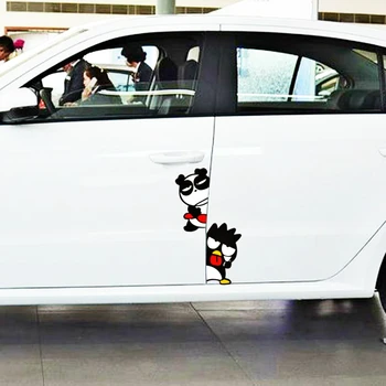 Aliauto 2 X Auto Piederumi Karikatūra Smieklīgi Pingvīns, Automašīnas Durvju Decal Uzlīmes par Chevrolet Captiva Niva Aveolacetti Spark, Sonic Cruz