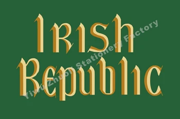 Īrijas Republika 1918 Karoga 150X90cm (3x5FT) 120g Poliestera 100D Dubultas Šūtas Augstas Kvalitātes Banner Bezmaksas Piegāde