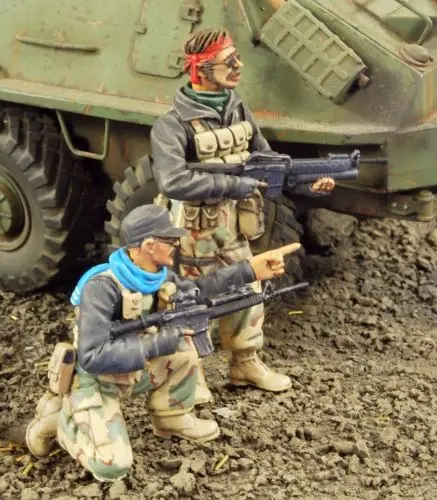 1/35 MŪSDIENU cilvēks stāv Īpašie Spēki Afganistānā rotaļlietas Sveķu Modelis Miniatūrā sveķu attēls Unassembly Unpainted