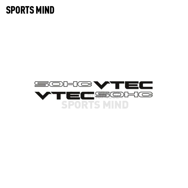 1 Pāris SOHC VTEC Vinila Uzlīmes, Uzlīmes Automašīnām Car Styling Honda Civic Si Accord JDM Typer Piederumi