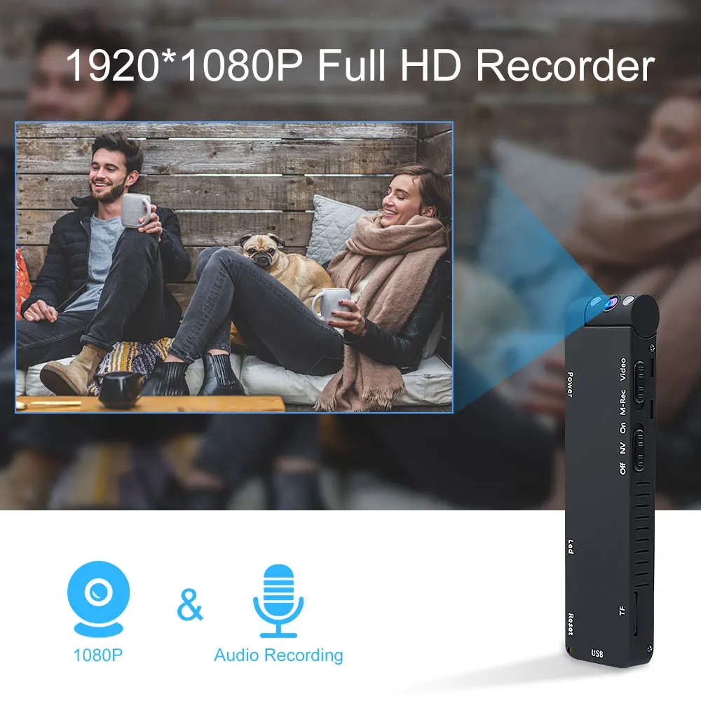 1080P Full HD Mini Video Kameras korpusa Videokameras Portatīvie Cam Micro Rīcības Atklāšanu Mini Kameras Digitālo Diktofonu