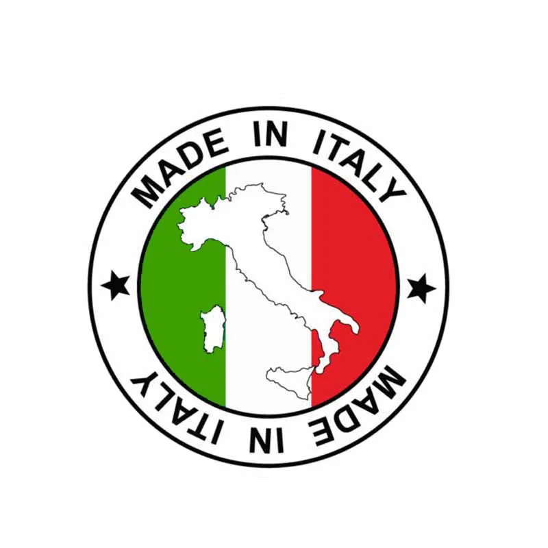 11CM*11CM Personības ražots Itālijā Kartes Decal Auto Uzlīme Karoga Vinila CarAccessories