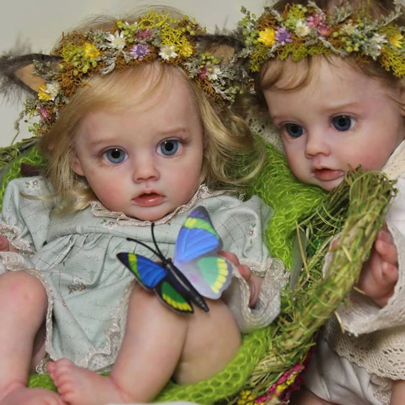 12inch Bebe Atdzimis komplekts Flo Elf Doll Pelējuma 30cm Silikona Atdzimis Bērnu Leļļu Komplekti Boneca vinila Silikona Atdzimis Toddler lelles Komplekts