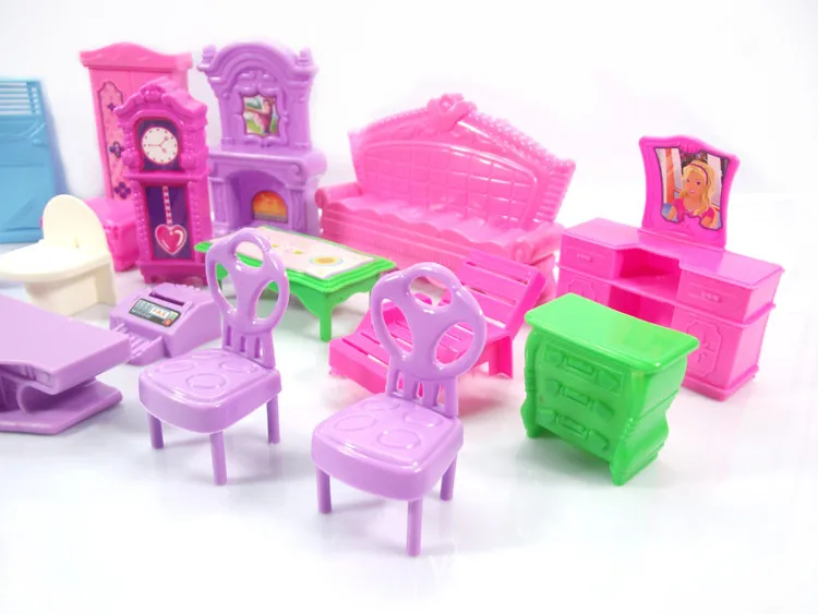 1Set 22Pcs lol leļļu mēbeles TV krēslu, galdu Vanna dīvānu rotaļlietas Bērniem lol piederumi izmēra uzvalku LOL lelles rotaļlietas
