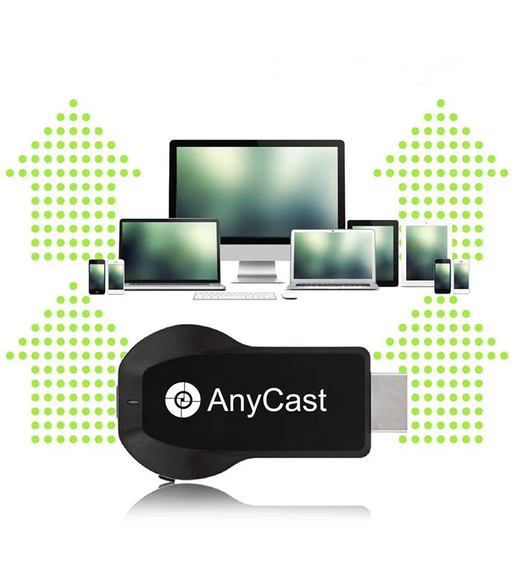 2.4 G 4K H. 265 HDMI Miracast Airplay DLNA Anycast TV Stick Displejs WiFi Dongle Uztvērēju, Atbalsta Windows Andriod TVSM100