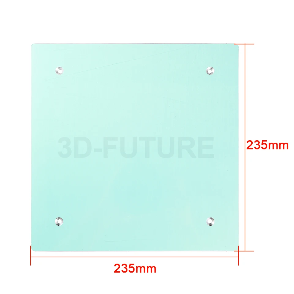 235*235*3.0 mm, 3D Printeri Detaļu 1GB melns MK3 lecekts jaunāko Alumīnija silda gultu Karsti gulta Atbalsta 24V 240W 235*235*3.0 mm