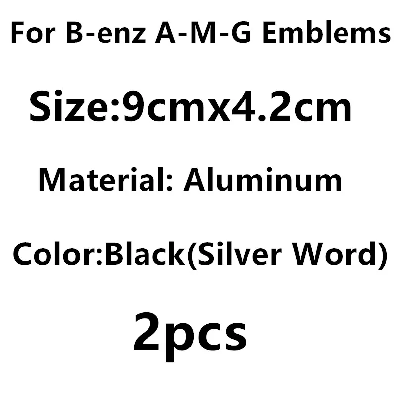 2gab Auto Uzlīmi, Emblēmu, Logo, Emblēmas Uz AMG Edition GLC CLK CLA W203 W211 W204 W210 W124 W212 W213 W163 A C E G Klases black Label