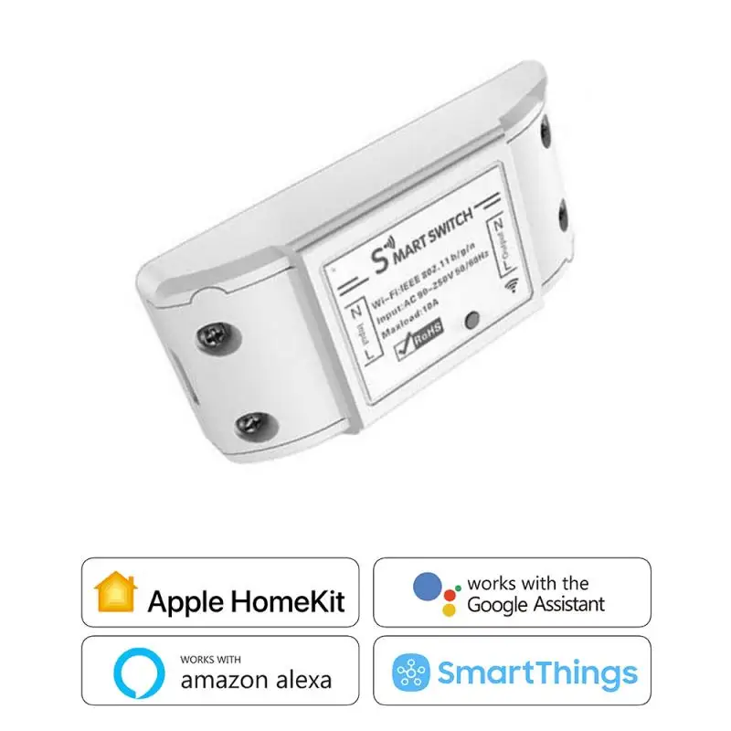 4gab Wifi Smart Bezvadu Tālvadības Slēdzi Gaismas Kontrolieris Modulis Darbu 10.A Universālā Releja Slēdzis Alexa, Google Home Homekit