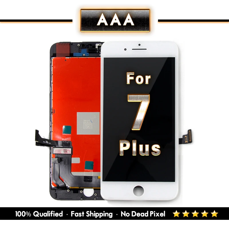 5 GAB. Nomaiņa LCD Iphone plus 7 LCD Displejs Touch Digitizer Montāža iphone 7P LCD Ekrāns