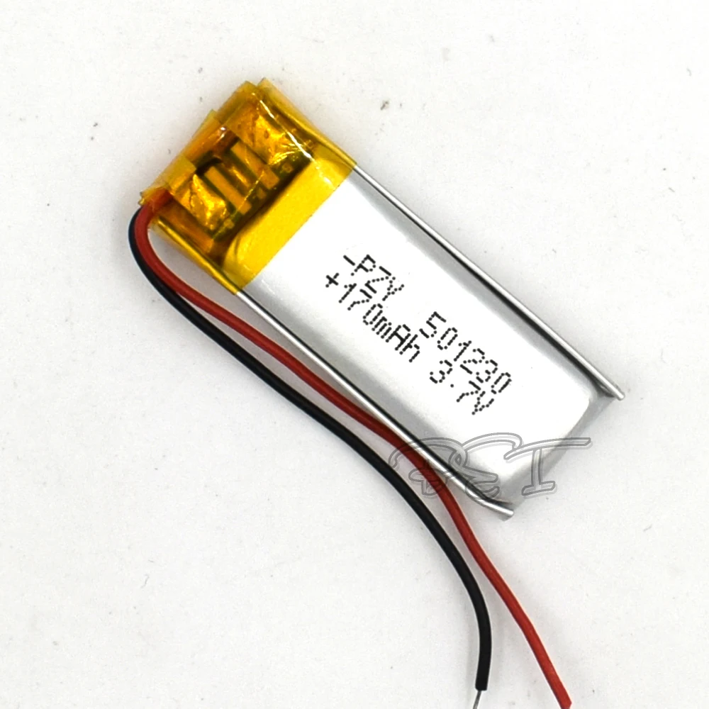 5gab 3,7 V 501230 170mAh Uzlādējams Li-polimēra litija Lipo Li-ion Šūnu akumulatoru tablete ciparu, kas PSP MP5 GPS Bluetooth