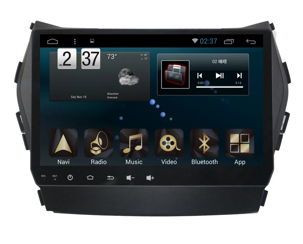 9 collu Octa Core Android 10.0 Automašīnas Radio, DVD, GPS Navigācija Par Hyundai IX45 Santa fe 2013 Auto Stereo galvas vienības video atskaņotājs