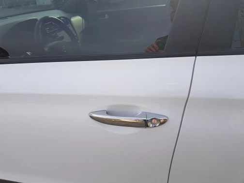 ABS Chrome Durvju Roktura Vāciņš Melns par Hyundai i10 Grand i10 X 2016 2018 Xcent Auto Stils Pārklājumu Piederumi