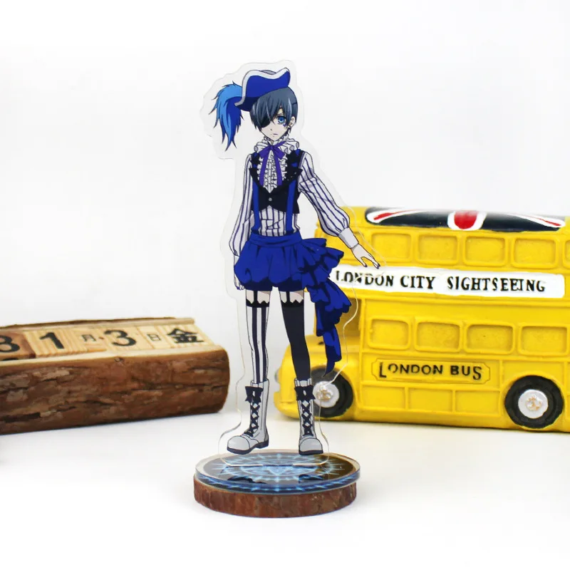 Anime Black Butler Akrila Statīva Modeli, Rotaļlietas Cool Anime Rīcības Attēls Apdare Rīcības Attēls DIY Kolekcionējamu Rotaļlietu Augstā Kvalitāte