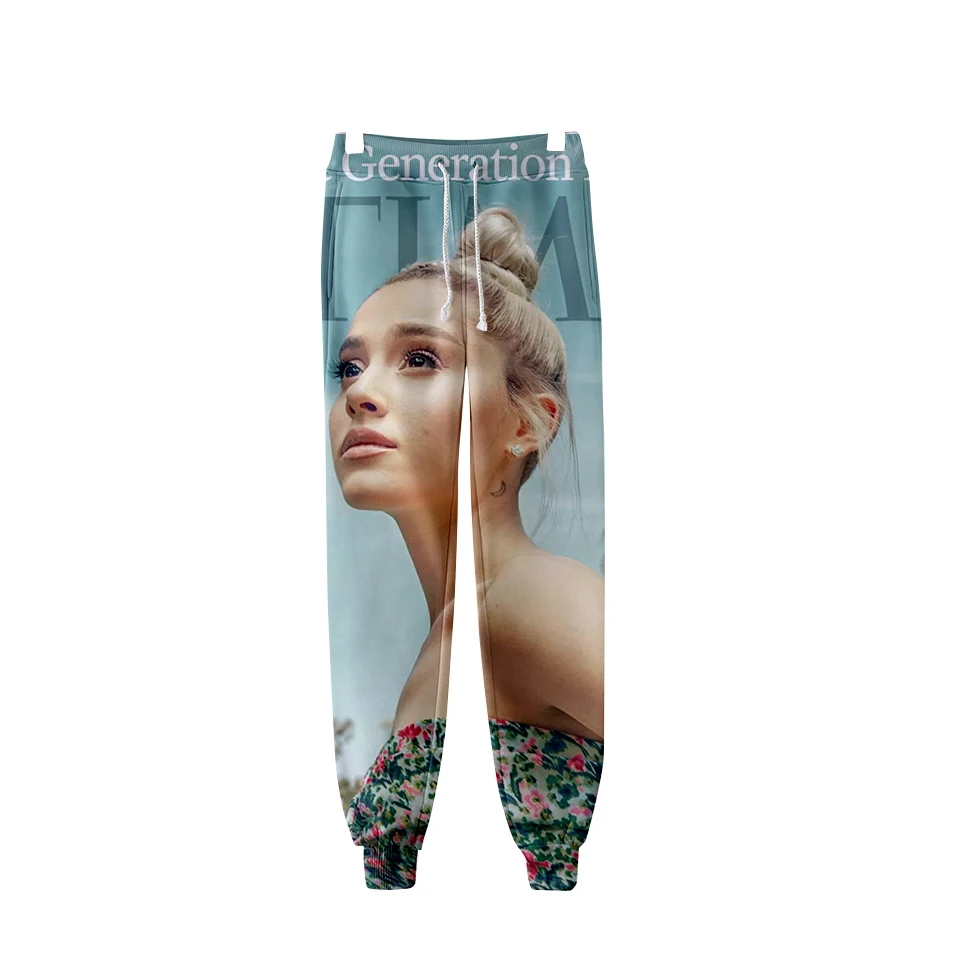 Ariana Grande 3D Iespiesti Jogger Bikses Sieviešu/Vīriešu Modes Streetwear Treniņbikses Karstā Pārdošanas Gadījuma Moderns Stils Garas Bikses
