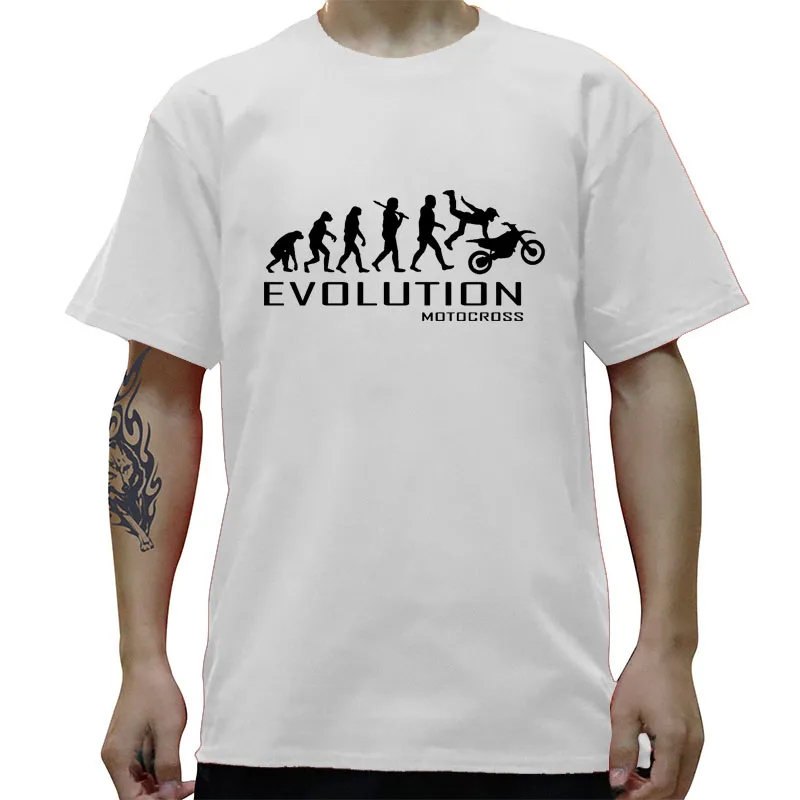 Attīstība Motokrosa Smieklīgi T-Krekls Vīriešu Kokvilnas Streetwear Lielgabarīta Īsām Piedurknēm Ar Apaļu Kakla Hip Hop T Krekls, T Camiseta