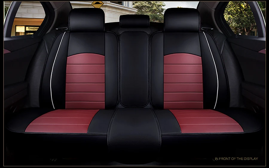 Augstas kvalitātes Pu ādas Universālie Auto Sēdekļu pārvalki mitsubishi lancer 9 10 x ix outlander 3 xl no 2018 2017 2016 stils