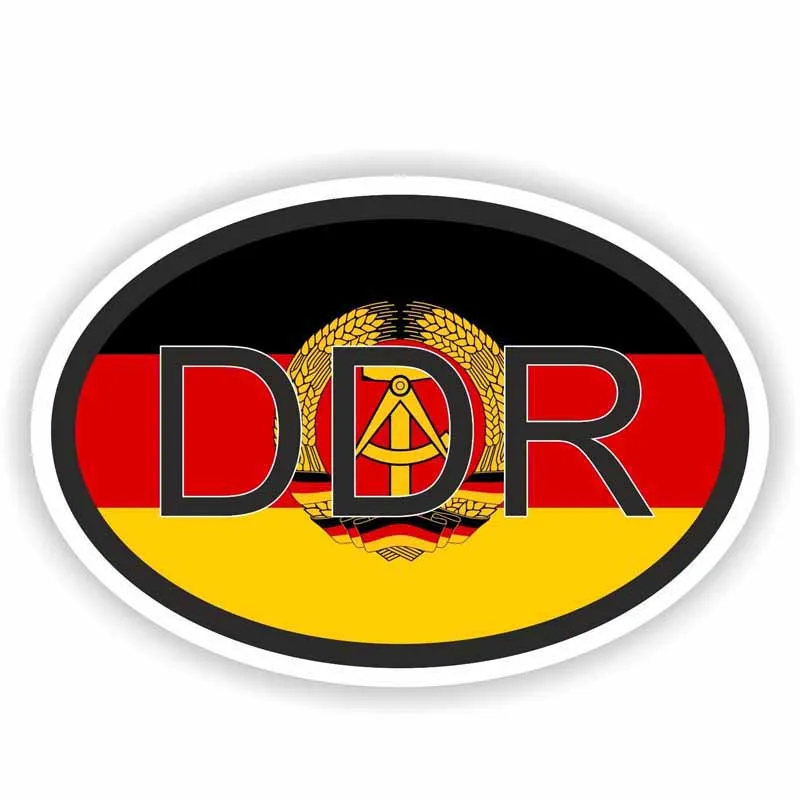 Auto Stils Radošo DDR Vācijas Auto Uzlīme Automobiļi, Motocikli Ārējie Piederumi Vinila Uzlīmes Audi Bmw Ford Honda