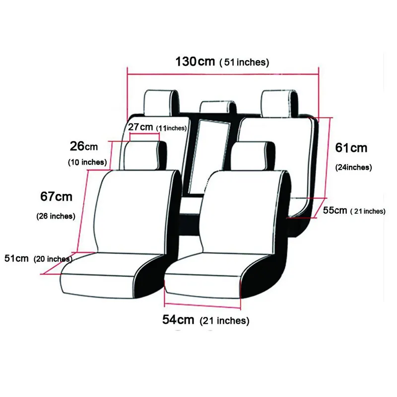 Auto Sēdekļa Vāku Sēdekļu Pārvalki Aizsargs Citroen C2 C3 C4 Aircross Grand Picasso Ds5 no 2018 2017 2016
