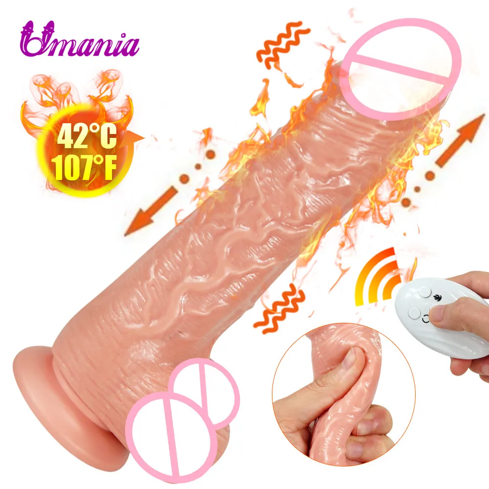 Automātiskā Thrusting Dildo Vibratoru, 7 Frekvenču seksa rotaļlietas Sievietēm, Apkures Reālistisks Dildo Ar piesūcekni, G-Spot orgasms