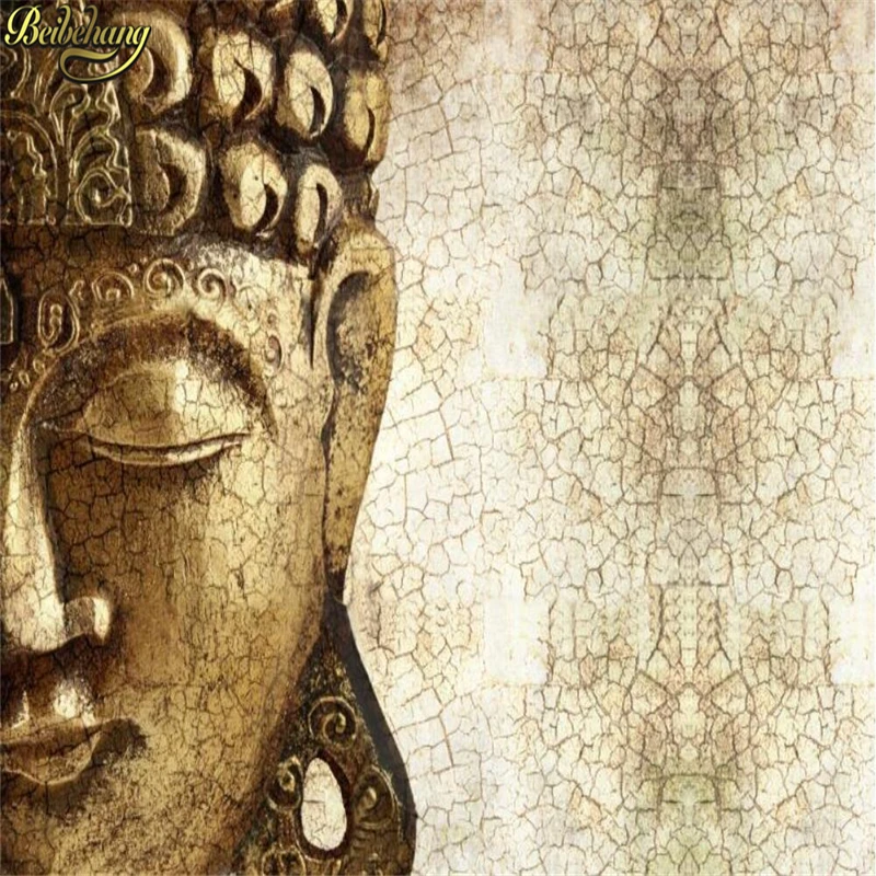 Beibehang pielāgotas 3D Budistu budu, hindu Tapetes guļamistaba Atpūtas telpas Sienas papīra papel de parede wall papers mājas dekoru