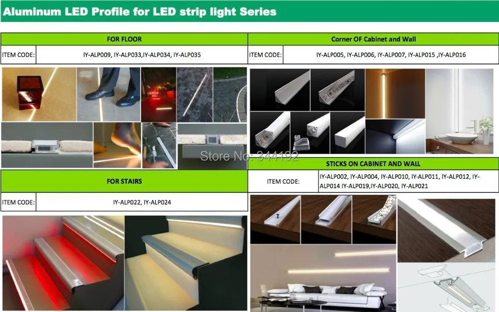Bezmaksas Piegāde Alumīnija Profils LED Lentes Piederumi 1M/Gab 10M/Daudz
