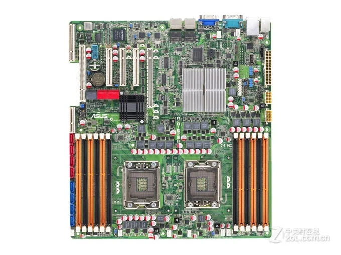 Bezmaksas piegāde sākotnējā mātesplati par ASUS Z8NR-D12 DDR3 Socket LGA 1366, lai X5675 CPU Desktop serveru pamatplates