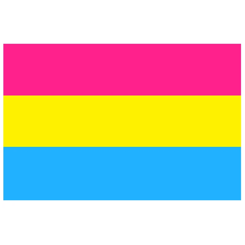 Bezmaksas Piegāde xvggdg karoga Pansexuality Karoga 150X90CM Banner Poliestera 100D Pasūtījuma karoga grommets Pan Seksuālo Karogu