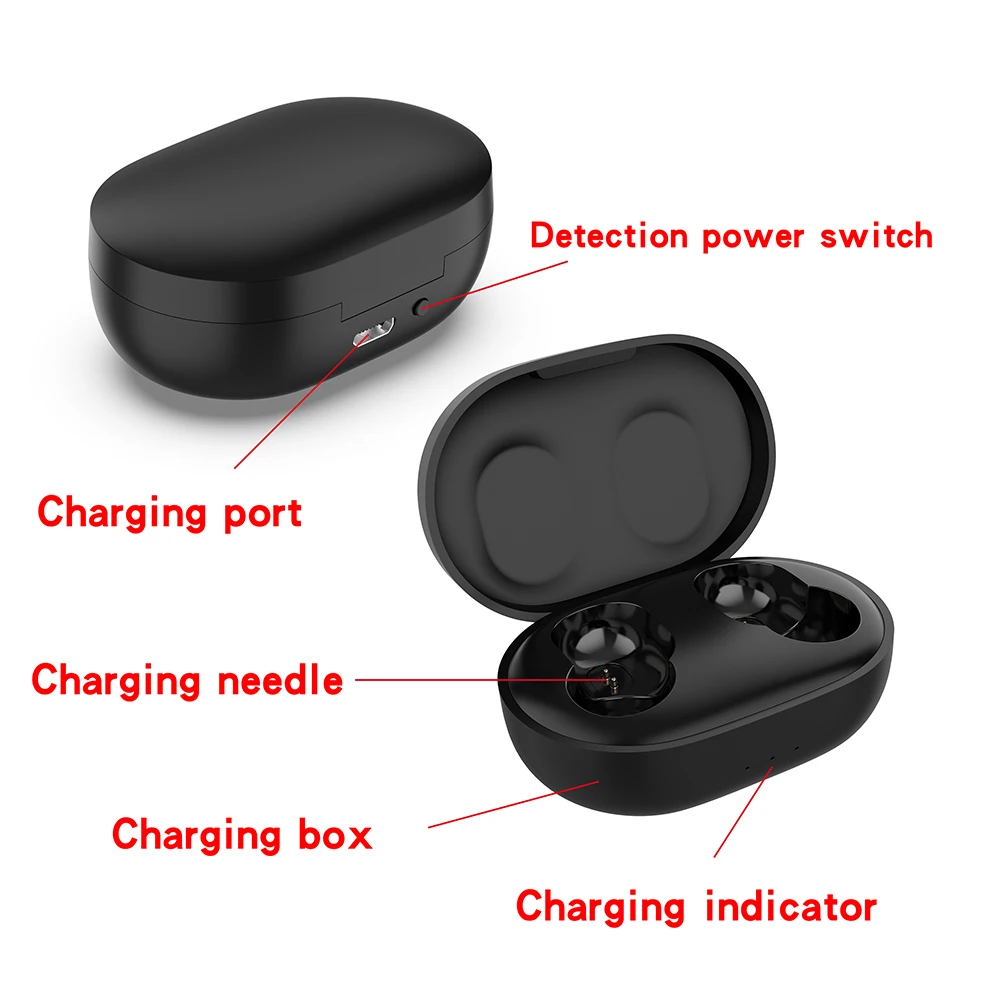 Bezvadu Bluetooth Earbuds, Lādētājs Kaste Austiņas Stereo Austiņas Spēļu Austiņu Sporta Xiaomi Redmi AirDots Earbuds