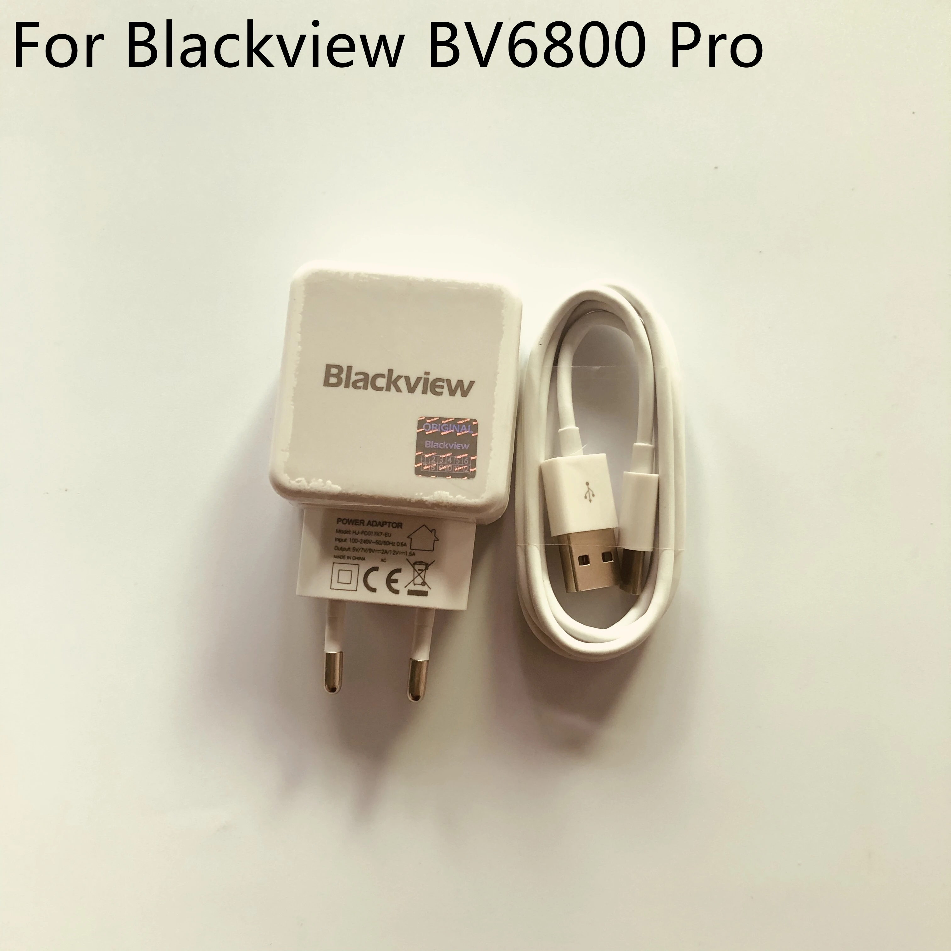 BLACKVIEW BV6800 Jaunu Oriģinālu Ceļojumu Lādētājs + Tipa-C (Kabelis BLACKVIEW BV6800 Pro MT6750T 5.7