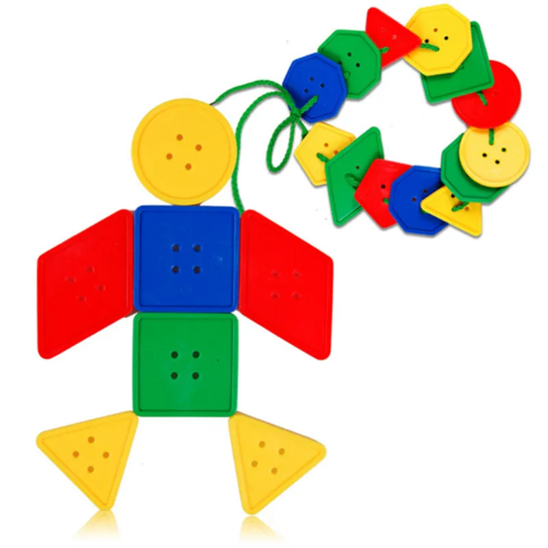 Bērniem, Montessori Rotaļlietas Bērniem Vītņu Pogas Izglītības Puzles Tangram Loģikas Spēle Pirmsskolas Roku-acu Koordināciju