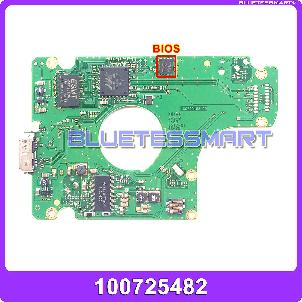 Cietā diska daļas, PCB printed circuit board 100725482 M8U REV07 R00 par USB3.0 hdd, datu atgūšana SAMSUNG ST1000LM025