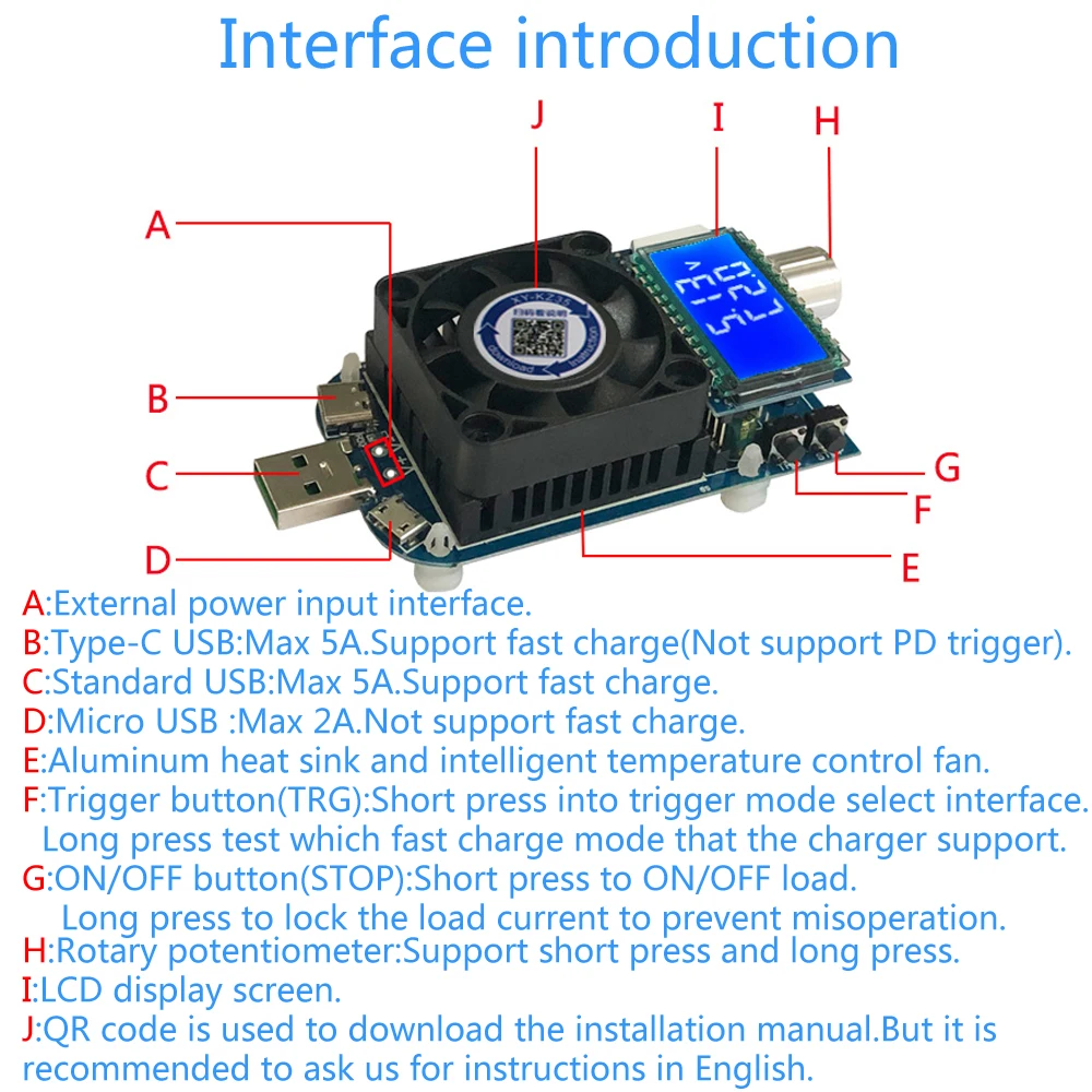DC Elektroniskās Slodzes Testeri 35W 5.A Regulējams USB Viedo Aizsardzību Novecošanas Pretestība Discharger Spriegums Strāva Jauda Akumulators