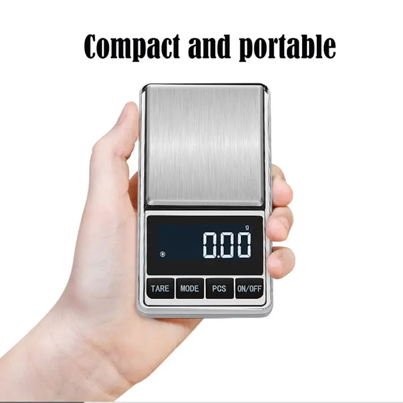 Digitālā Rotaslietas Mēroga Augsta Precizitāte Portatīvo Kabatas Backlight LCD Displejs Precizitāti Mini Elektronisko Grami Līdzsvaru Svaru Skalas