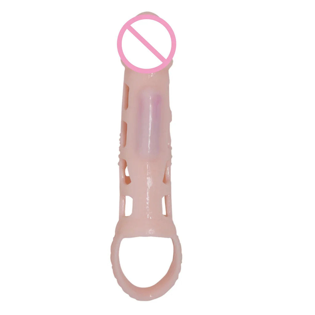 Dzimumlocekļa Paplašināšanās Prezervatīvi Vibrējošais G Spot Penis Extender Piedurknēm Klitora Masager Dick Gredzens Seksa Rotaļlietas Pieaugušajiem