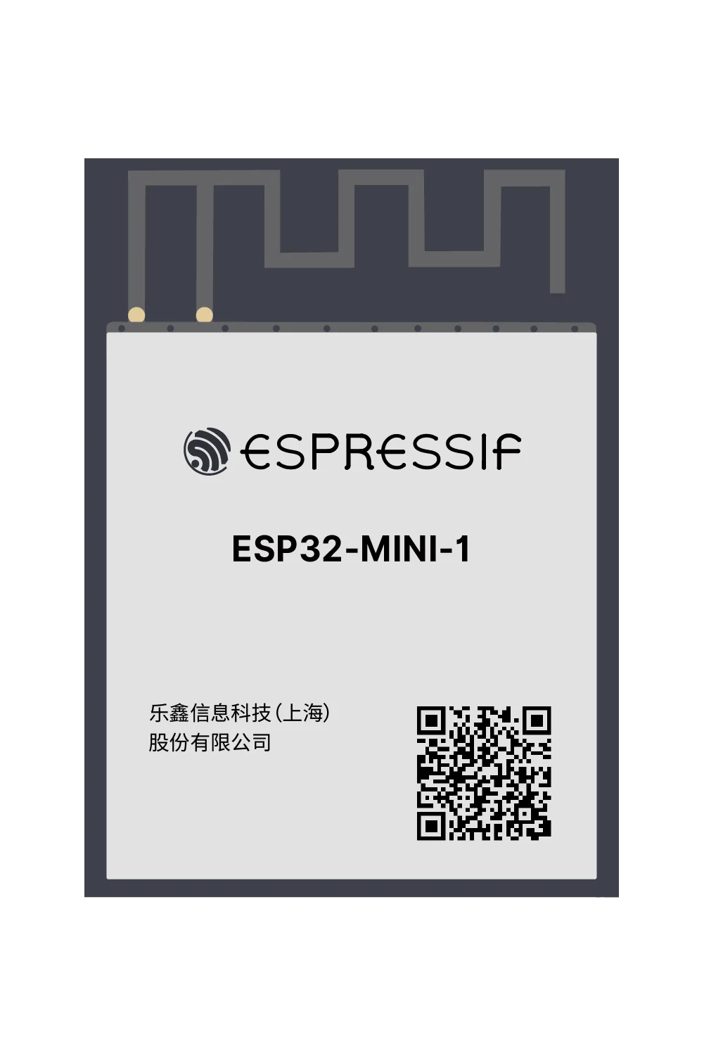 ESP32-MINI-1 Espressif Sistēmas Single-core ultra-zemu enerģijas patēriņu atbalsta 2.4 GHz WIFI un Bluetooth