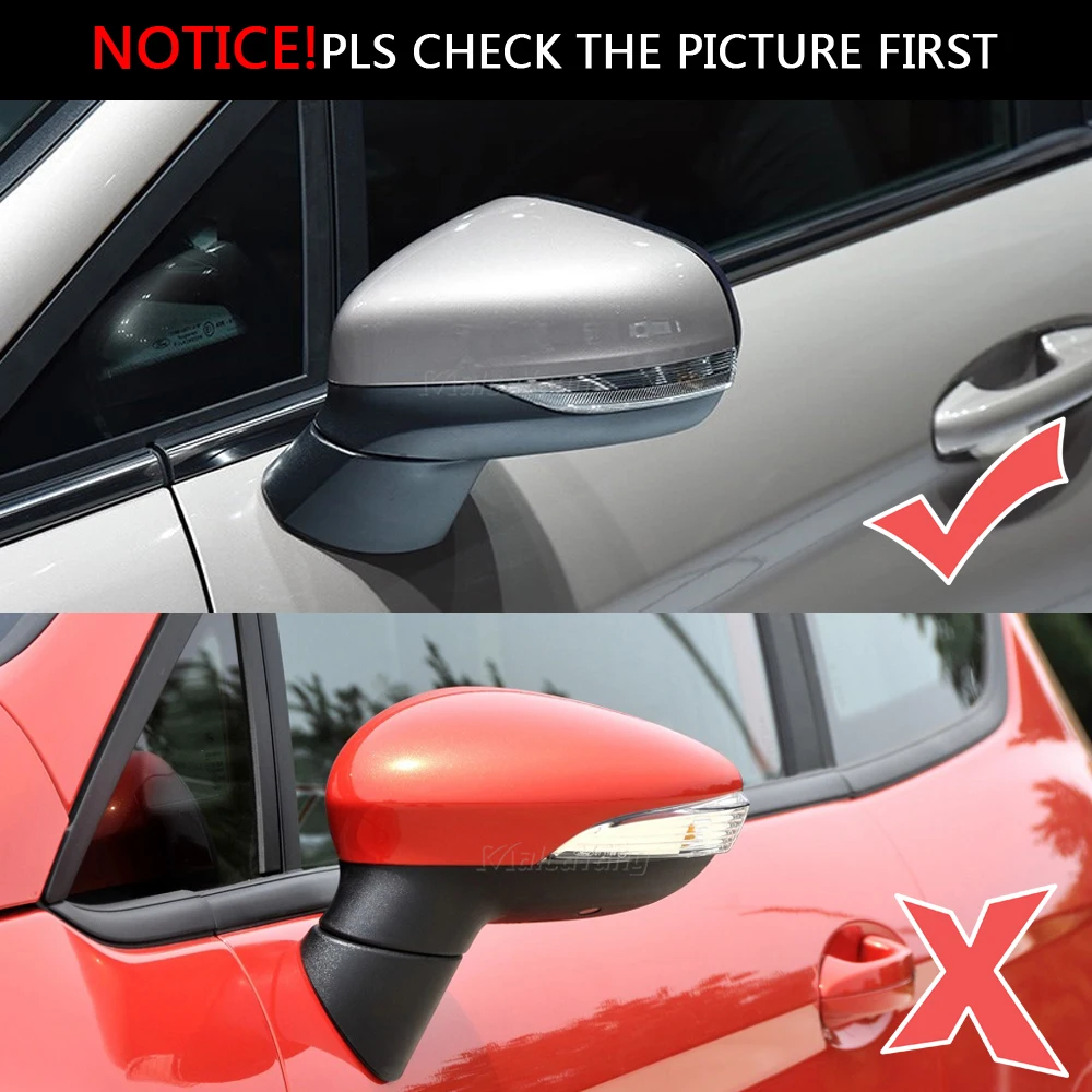 Ford Fiesta ST Līnijas MK8 2018 2019 Atpakaļskata Sānu Spoguļi LED Pagrieziena Signāla Gaismu Dinamisko Rādītāju Repeater Sērijveida Blinker