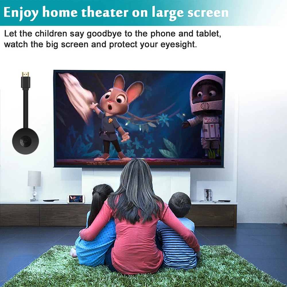 G2 Plus screencast anycast mobilā tālruņa ekrāna HDTV vads, piemērots IOS, Android, Mac, windowns