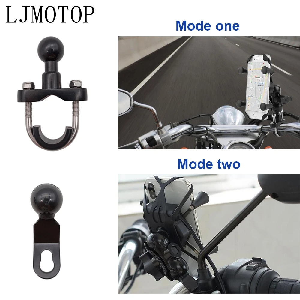 Iekasējams Motociklu Tālruņa GPS turētājs ar Vadu USB Universāls Stiprinājums YAMAHA YZF R3 YBR 125 YZF R15 XT660/X/R/Z TMAX 500/530