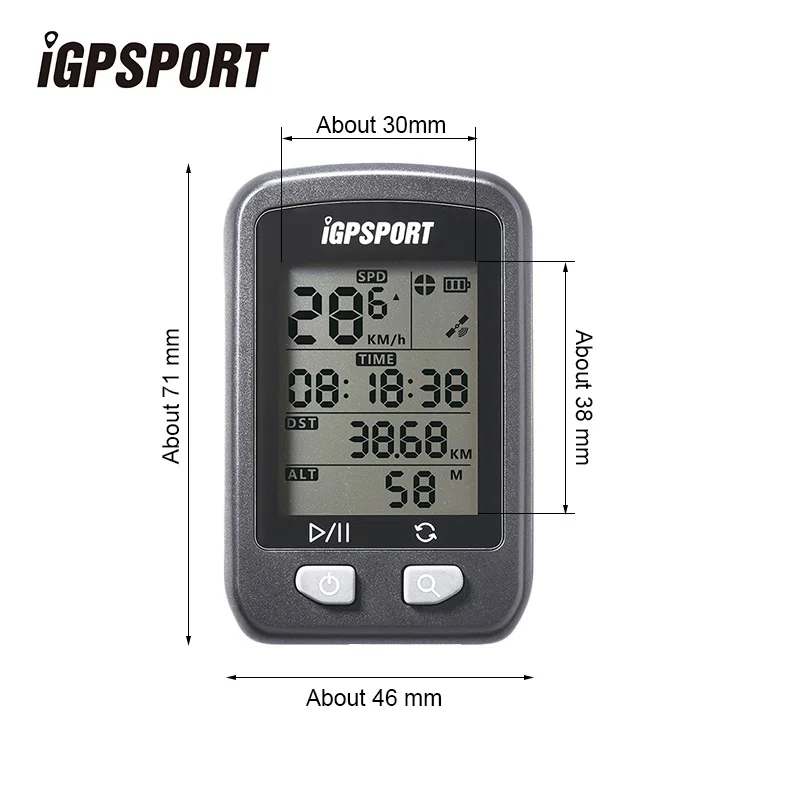 IGPSPORT GPS Datoru Ūdensizturīgs IPX6 Bezvadu Spidometrs Velosipēdu Digitālo Hronometrs Velo Spidometrs Velosipēds Sporta Dators