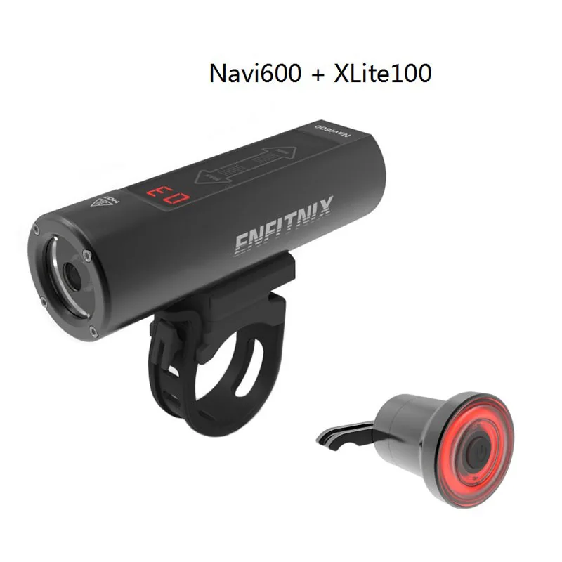 Jaunu Enfitnix Navi600 Road Bike Kalnu Velosipēds Velosipēdu Smart Lukturu Lampiņu Xlite100 Apgaismojums USB Uzlādes Astes Gaismas