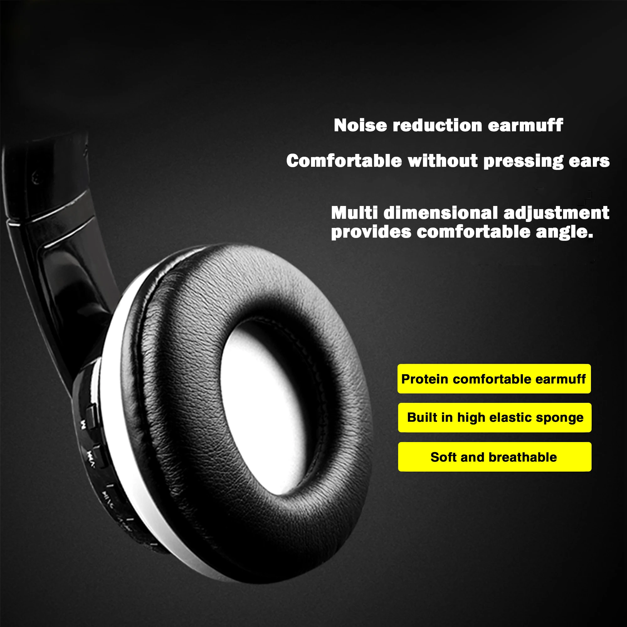 JAUNU MX666 Bezvadu Bluetooth Stereo Austiņas Spēļu OVleng Iebūvēts Mikrofons Atbalsts, FM Kartes 3,5 mm Kabelis, Austiņas, PC