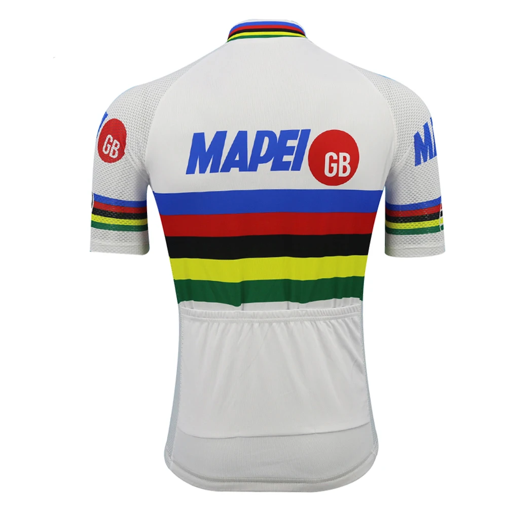 Jaunākās baltā riteņbraukšana jersey vīriešiem ar īsām piedurknēm ropa ciclismo bike wear jersey riteņbraukšana apģērbu maillot ciclismo