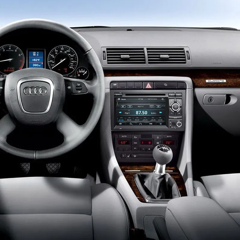 Josimle 2 Din AutoRadio Auto DVD Multimedia Player Audi A4 B6 B7 Seat Exeo S4 B6 B7 RS4 B7 2000-2012 GPS Navigācija, Stereo