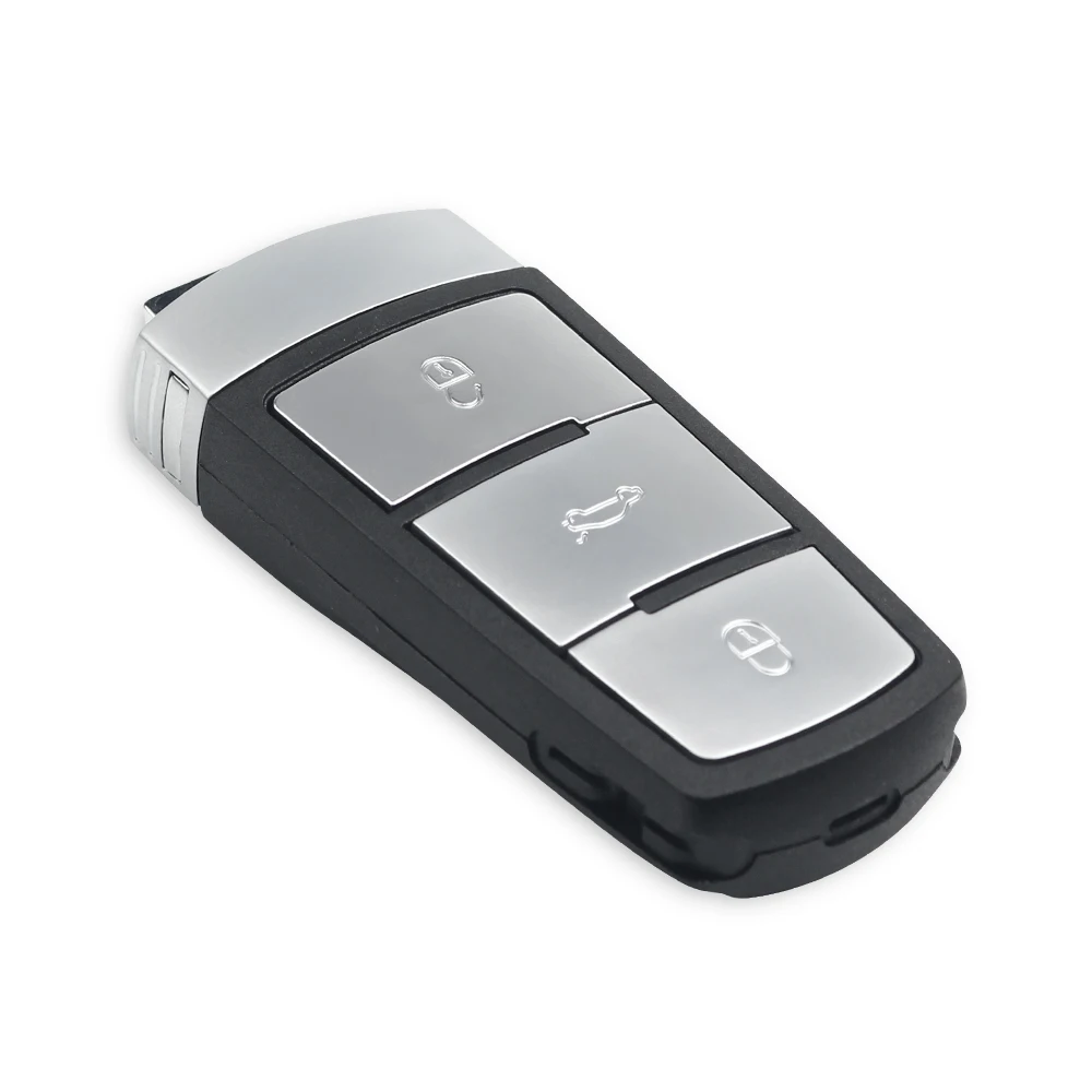 KEYYOU 433MHz 3 Pogas Keyless Neslīpēts Smart Auto Tālvadības Atslēgu Piekariņu VW Passat B6 3C B7 Magotan CC ar ID48 Čipu 3C0959752BA