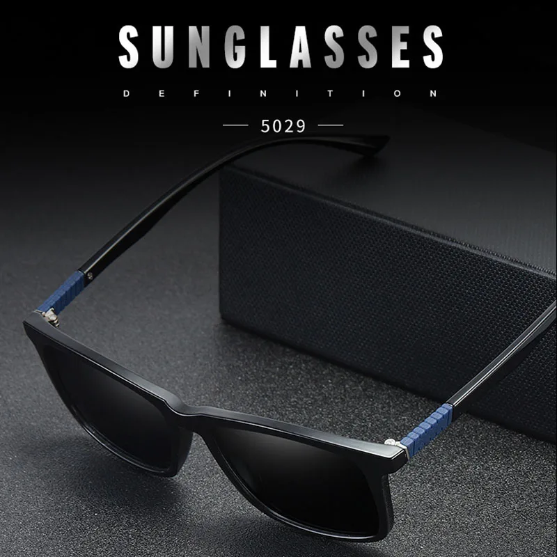 Kvadrātveida Ultra Light TR90 Saulesbrilles Vīriešiem Polarizētās Braukšanas Brilles Sieviešu Sporta Vintage Braukšanas Zvejas Saules brilles ar UV Aizsardzību