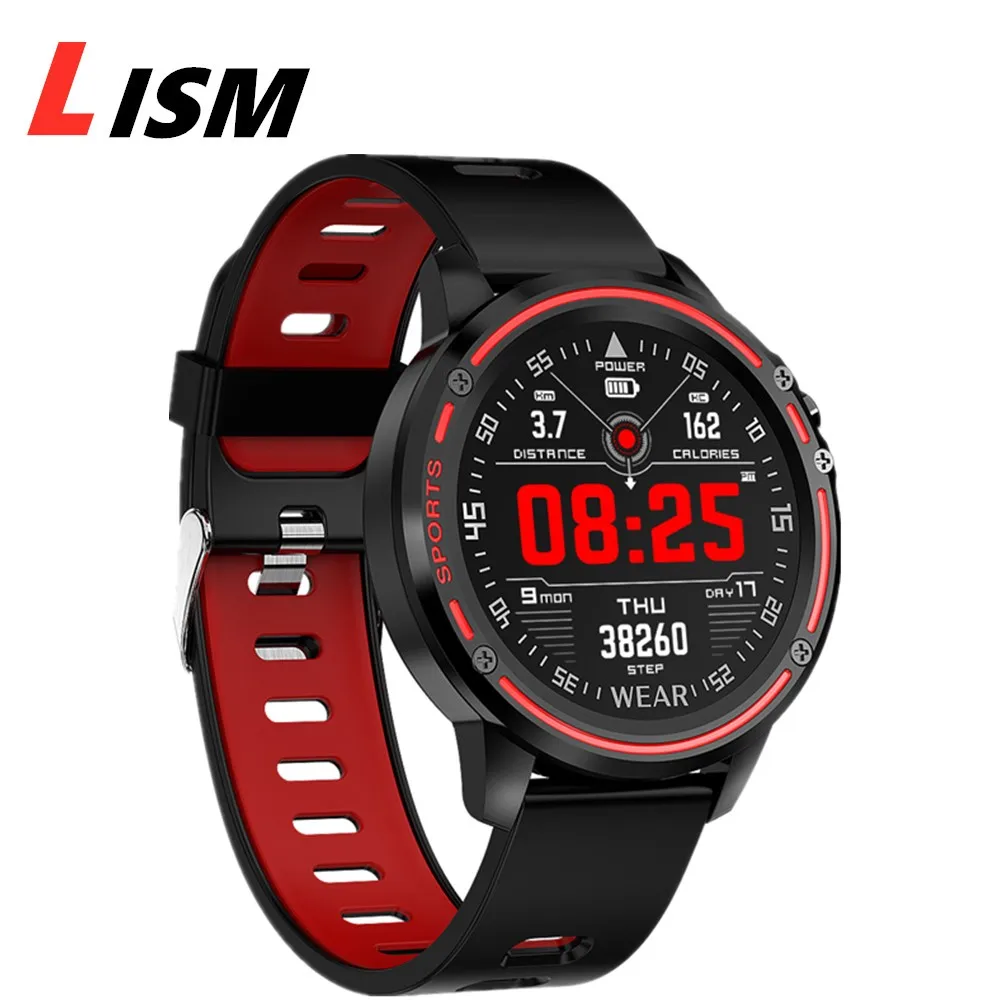 L8. EKG Smart Watch Sievietes Vīrieši IP68 Ūdensnecaurlaidīga PPG asinsspiediens, Sirdsdarbības Fitnesa Pulksteņi Sporta Smartwatch par Android