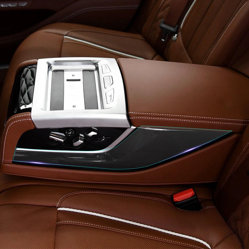 Labās Rokas Piedziņas Automašīnas Interjera Caurspīdīgu aizsargplēvi Centrālās Konsoles Rīku Panelis Uzlīme BMW 7. sērija Usc-11 G12 740d 750i