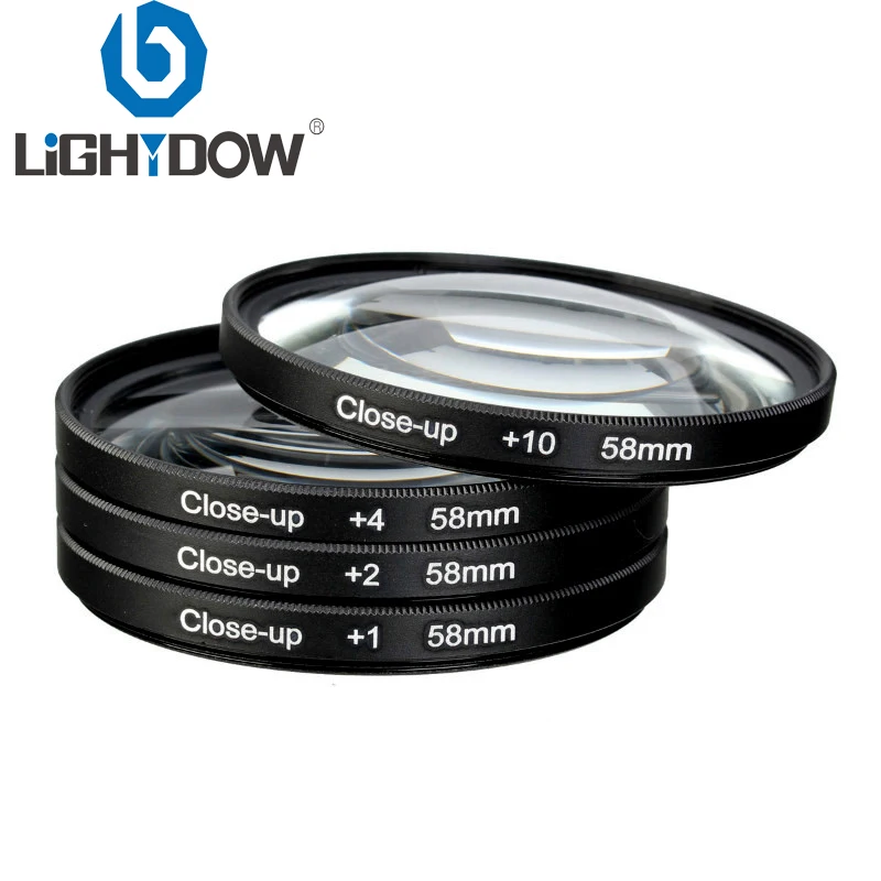Lightdow 7 1 Objektīva Filtra Komplekts tuvplānā +1+2+4+10 UV un CPL FLD Filtrs Lielgabalu, Nikon, Sony, Pentax Olympus Leica Objektīvs